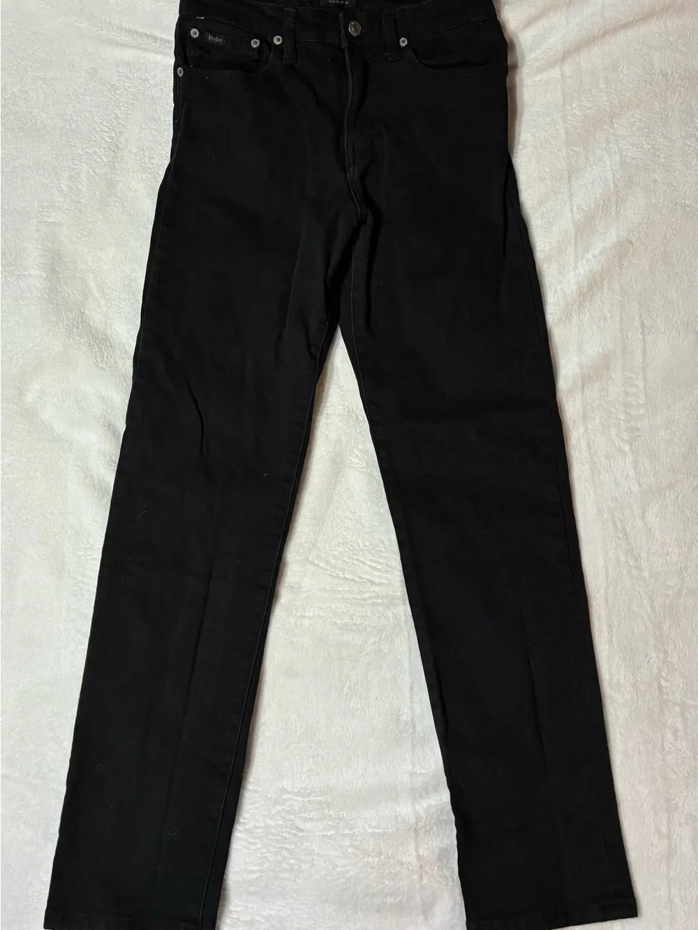 Polo by Ralph Lauren Boys Hampton Straight Stretch Jeans - Black